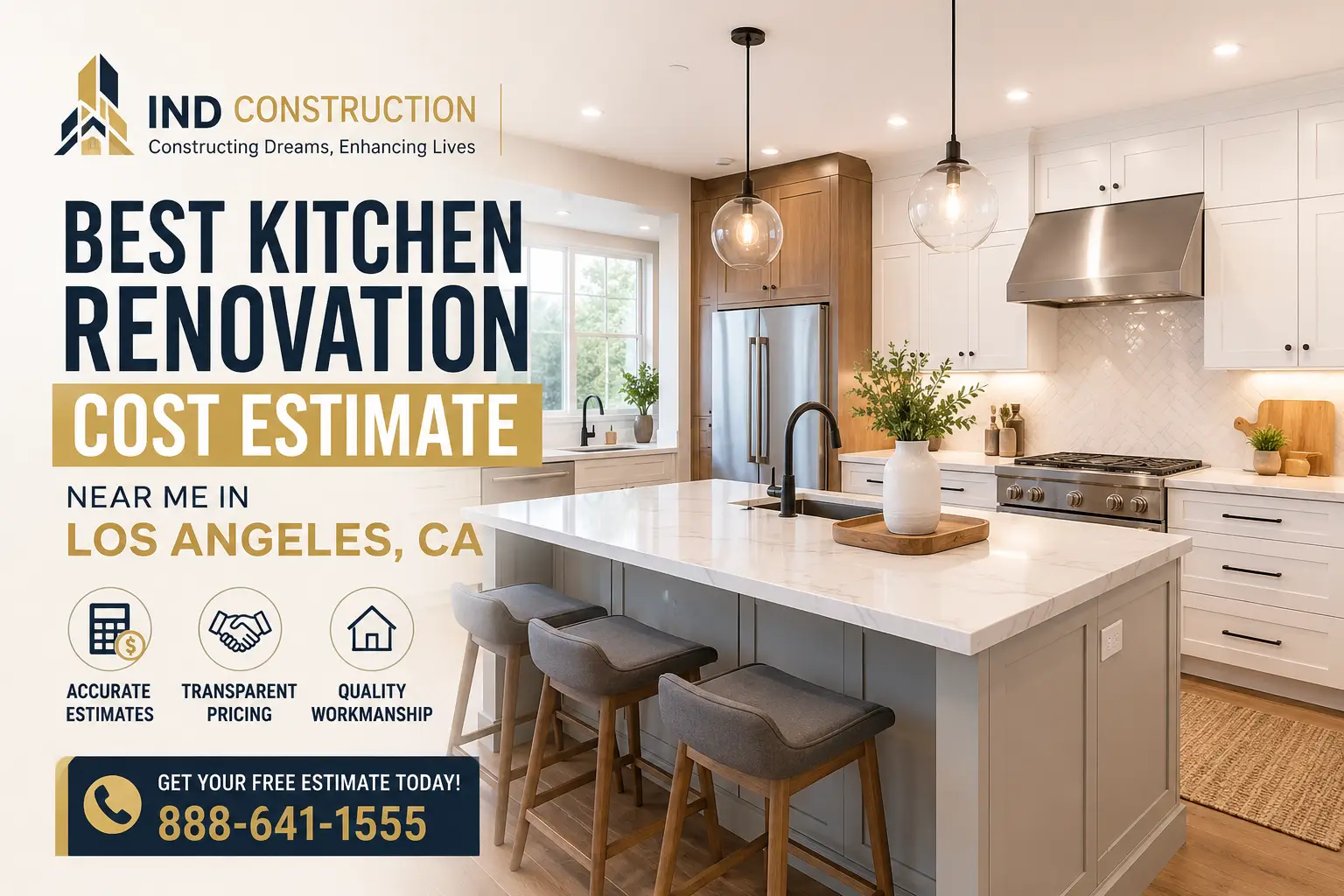 Best Kitchen Renovation Cost Estimate Near Me in Los Angeles