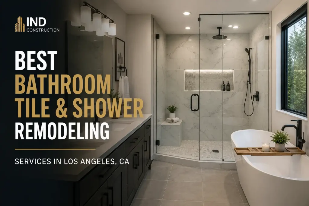 IND Construction – Best Bathroom Tile and Shower Remodeling Services in Los Angeles, CA