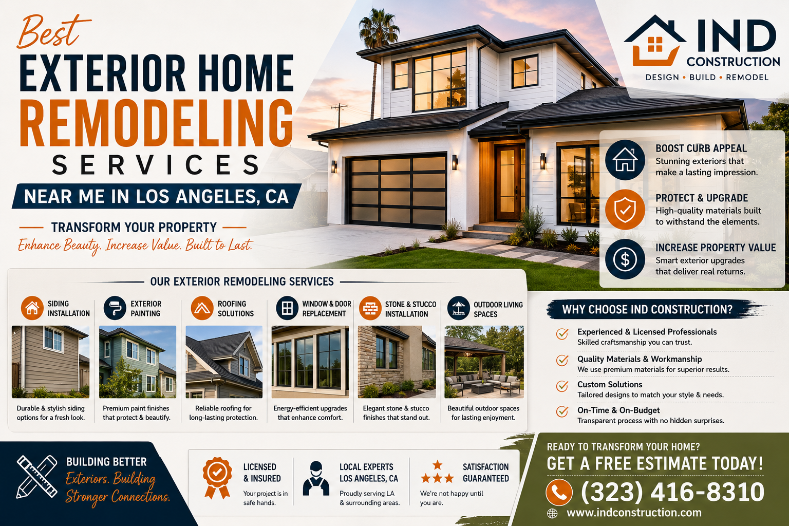 Best Exterior Home Remodeling Services Near Me